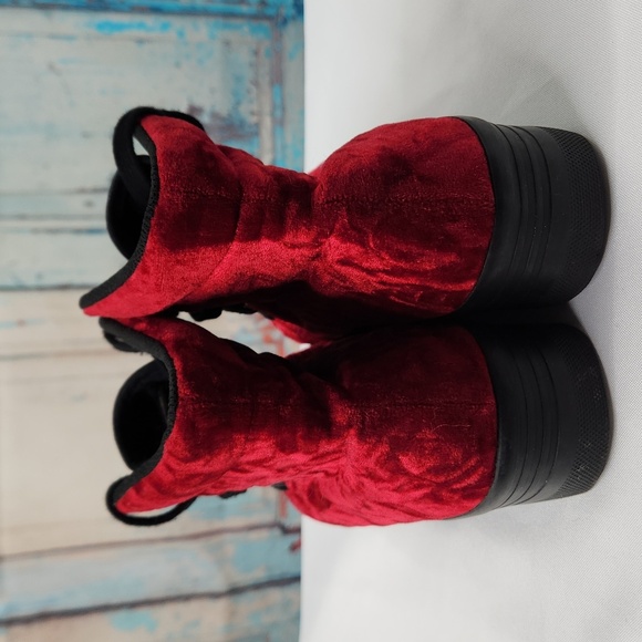 Jeffrey Campbell Velvet Platform Sneakers - Picture 3 of 7